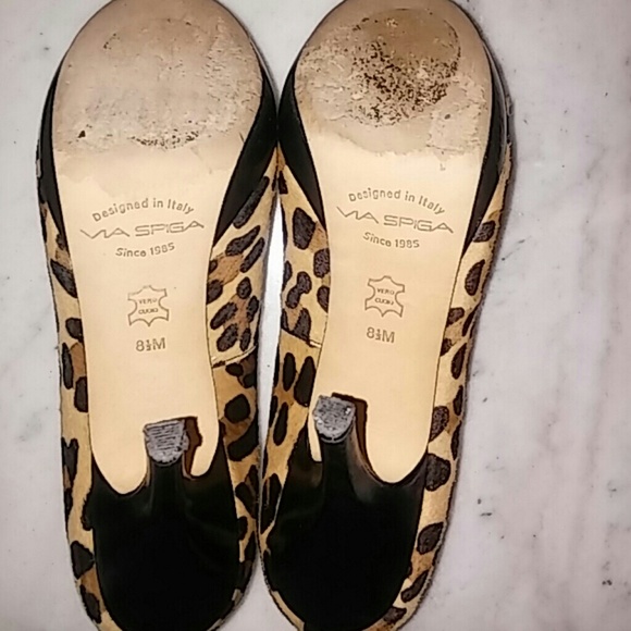 Via Spiga Animal Print Pumps 8.5 M - Picture 6 of 8